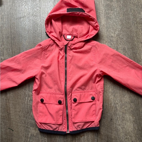 Burberry Kids Pink Hooded Raincoat